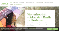 Desktop Screenshot of info-regenwasser.de