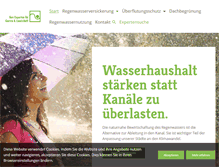 Tablet Screenshot of info-regenwasser.de